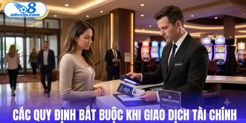 Các quy định bắt buộc khi giao dịch tài chính