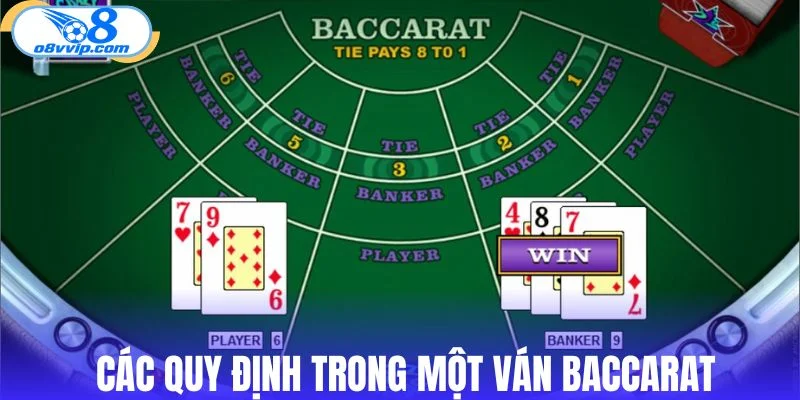 Các quy định quan trọng trong một ván Baccarat
