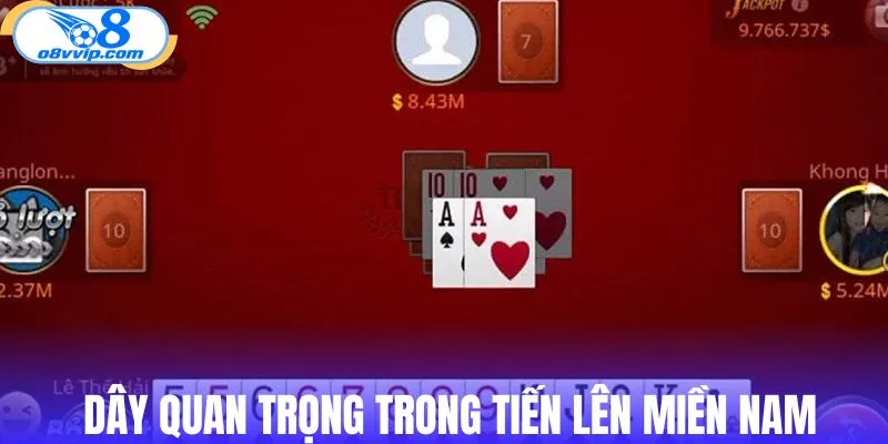 Dây quan trọng trong tiến lên miền Nam