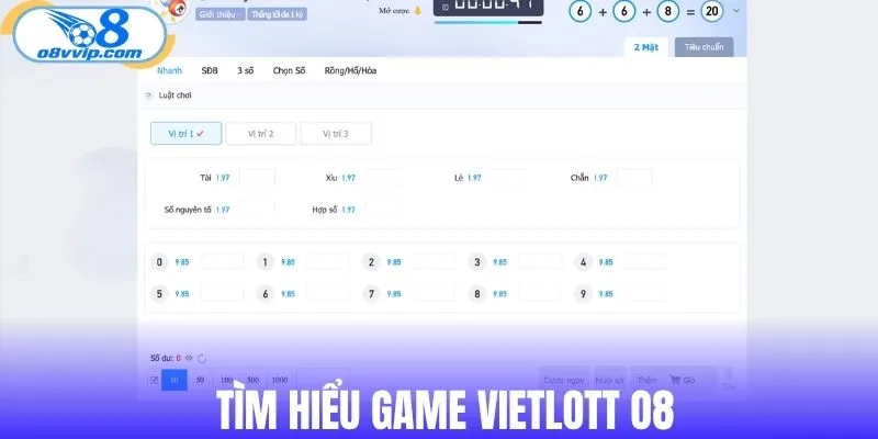 Tìm hiểu game Vietlott O8